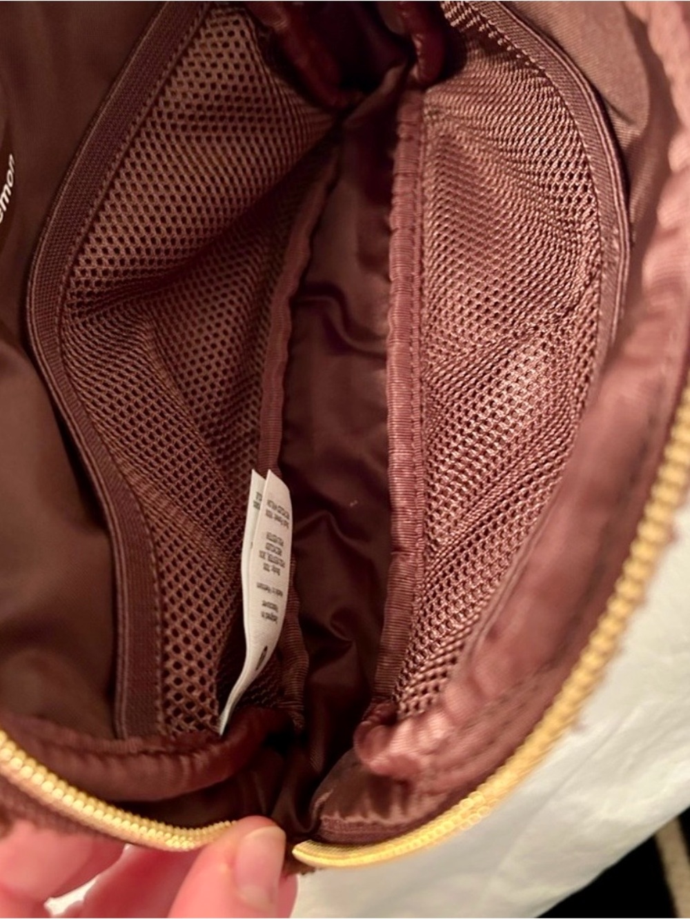 Lululemon Everywhere Belt Bag 1L Brown Sherpa Fleece Gold - Picture 3 of 6